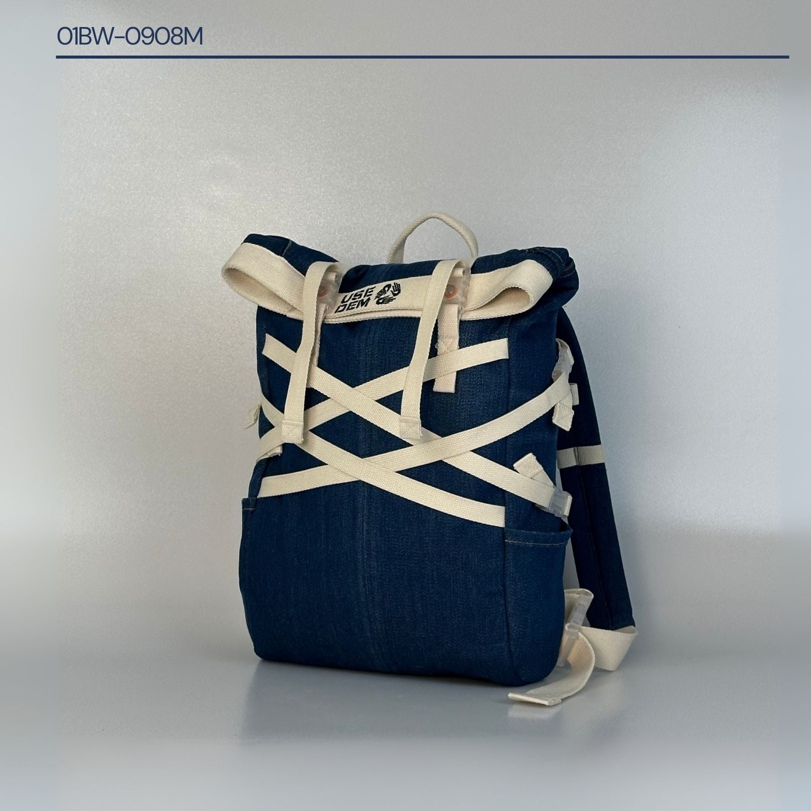 Ocean Blue Denim Buddy Backapck 01BW-0908M – USEDEM